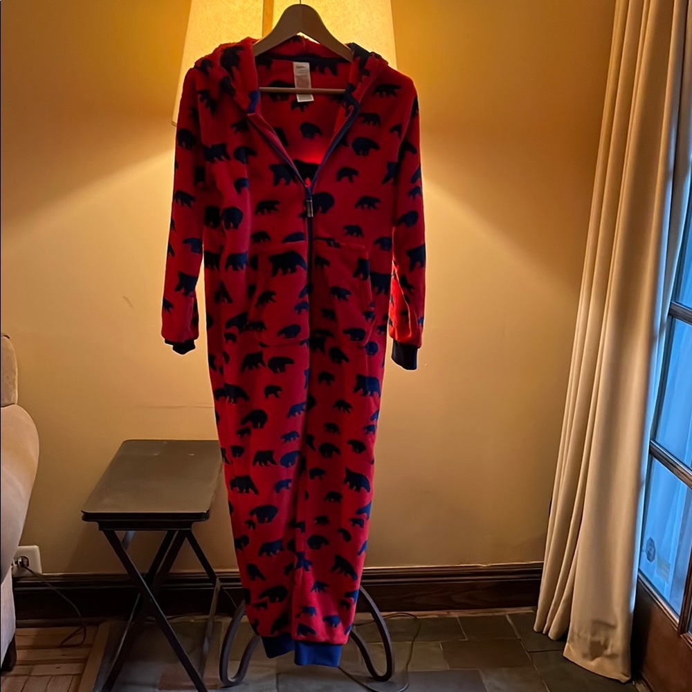 Boden Red and Black Pajama Sets Buffalo Plaid- unisex like new but no tags